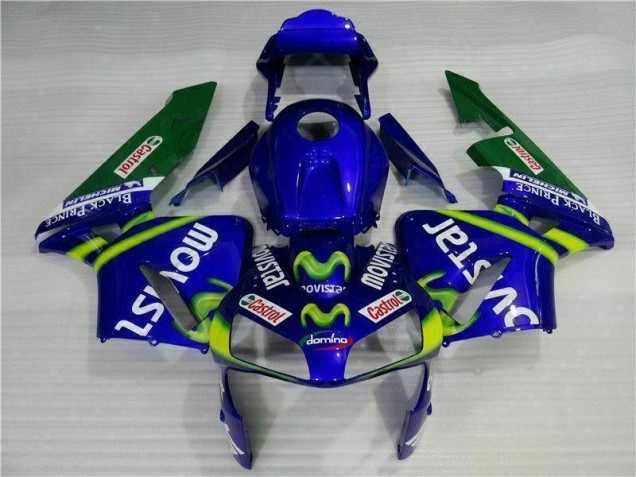 Honda CBR 600 RR 03-04 Motorrad Verkleidungen - BlauGrün Movistar Castrol Kaufen Honda CBR 600 RR 03-04 Motorrad Verkleidungen - BlauGrün Movistar Castrol Kaufen