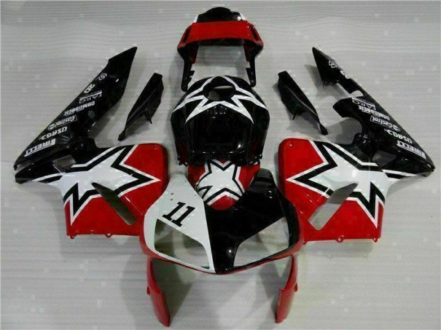 Honda CBR 600 RR 03-04 Motorrad Verkleidungen - Schwarz Weiß 11 Kaufen
