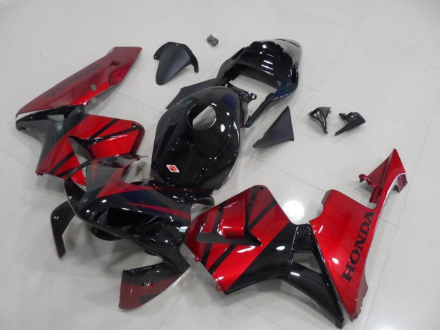Honda CBR 600 RR 03-04 Motorrad Verkleidungen - Schwarz Candy Rot Kaufen Honda CBR 600 RR 03-04 Motorrad Verkleidungen - Schwarz Candy Rot Kaufen
