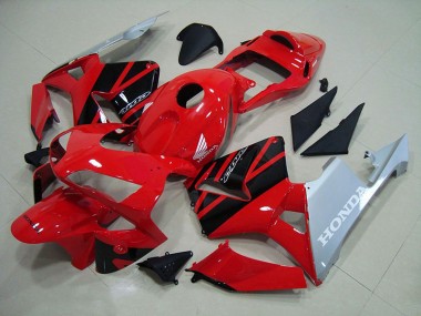 Honda CBR 600 RR 03-04 Motorrad Verkleidungen - Rot Silber Kaufen