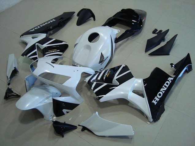Honda CBR 600 RR 03-04 Motorrad Verkleidungen - Weiß Schwarz Kaufen Honda CBR 600 RR 03-04 Motorrad Verkleidungen - Weiß Schwarz Kaufen