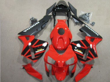 Honda CBR 600 RR 03-04 Motorrad Verkleidungen & Plastik - Rot Schwarz Kaufen
