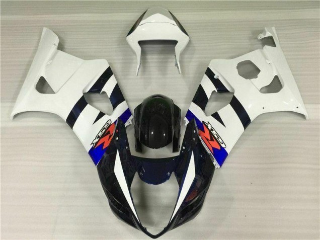 Suzuki GSXR 1000 K3 03-04 Motorrad Verkleidungen Komplett Sets - Weiß Schwarz Kaufen Suzuki GSXR 1000 K3 03-04 Motorrad Verkleidungen Komplett Sets - Weiß Schwarz Kaufen