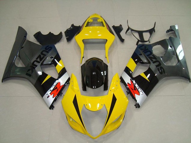 Suzuki GSXR 1000 K3 03-04 Motorrad Verkleidungen - Gelb Grau Kaufen Suzuki GSXR 1000 K3 03-04 Motorrad Verkleidungen - Gelb Grau Kaufen