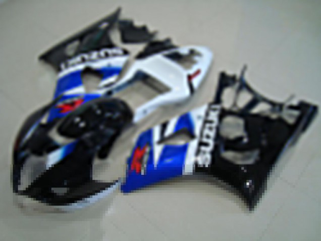 Suzuki GSXR 1000 K3 03-04 Motorrad Verkleidungen - Schwarz Blau Weiß Kaufen Suzuki GSXR 1000 K3 03-04 Motorrad Verkleidungen - Schwarz Blau Weiß Kaufen
