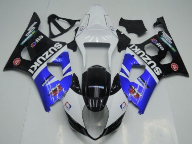 Suzuki GSXR 1000 K3 03-04 Motorrad Verkleidungen - Blau, Weiß und Schwarz Kaufen