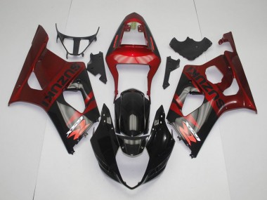 Suzuki GSXR 1000 K3 03-04 Motorrad Verkleidungen - Schwarz Rot Kaufen