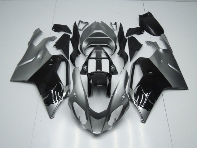 Aprilia RSV 1000 03-06 Motorrad Verkleidungen - Grau und Schwarz Kaufen Aprilia RSV 1000 03-06 Motorrad Verkleidungen - Grau und Schwarz Kaufen