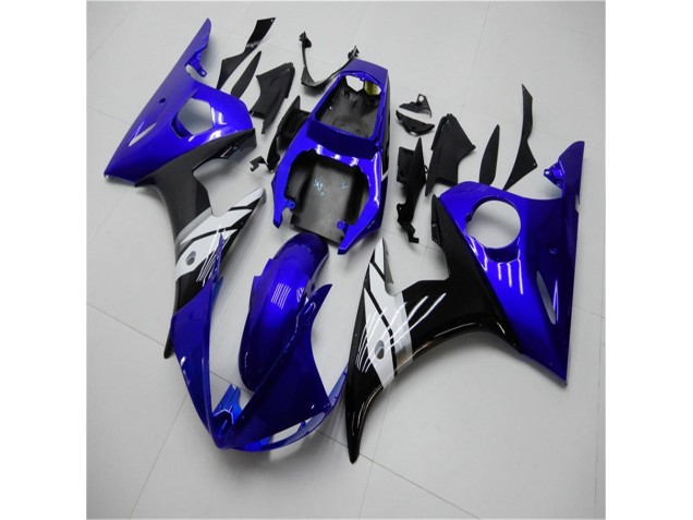Yamaha R6 03-05 Motorrad Verkleidungen - Blau Weiß Schwarz Kaufen Yamaha R6 03-05 Motorrad Verkleidungen - Blau Weiß Schwarz Kaufen