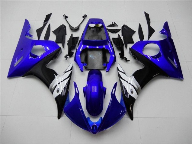 Yamaha R6 03-05 Motorrad Verkleidungen - Blau Weiß Schwarz Kaufen Yamaha R6 03-05 Motorrad Verkleidungen - Blau Weiß Schwarz Kaufen