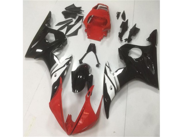 Yamaha R6 03-05 Motorrad Verkleidungen - Rot Schwarz Weiß Kaufen Yamaha R6 03-05 Motorrad Verkleidungen - Rot Schwarz Weiß Kaufen