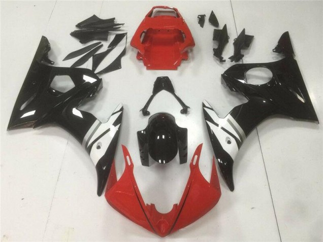 Yamaha R6 03-05 Motorrad Verkleidungen - Rot Schwarz Weiß Kaufen Yamaha R6 03-05 Motorrad Verkleidungen - Rot Schwarz Weiß Kaufen
