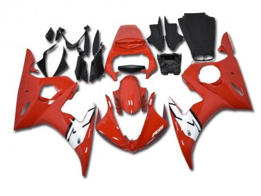 Yamaha R6 03-05 Motorrad Verkleidungen - Rot Weiß Kaufen