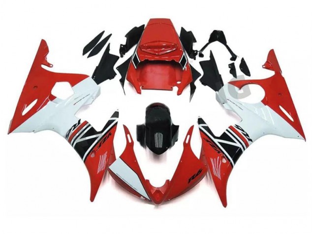 Yamaha R6 03-05 Motorrad Vollverkleidung - Rot Weiß Schwarz Kaufen Yamaha R6 03-05 Motorrad Vollverkleidung - Rot Weiß Schwarz Kaufen