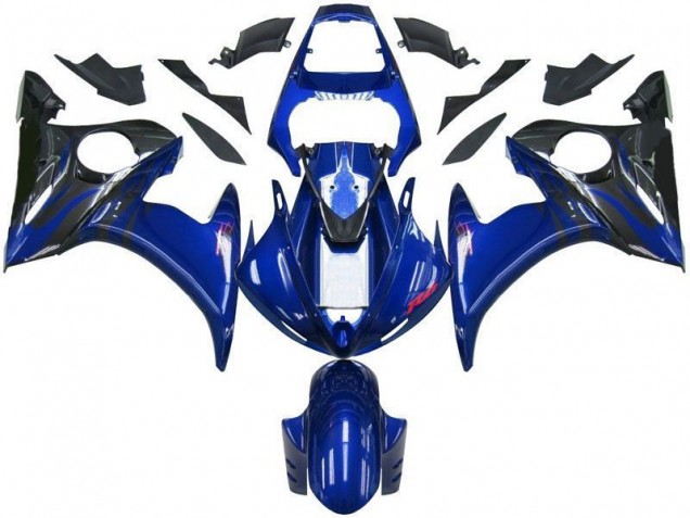Yamaha R6 03-05 Motorrad Verkleidung - Blau Schwarz Kaufen Yamaha R6 03-05 Motorrad Verkleidung - Blau Schwarz Kaufen