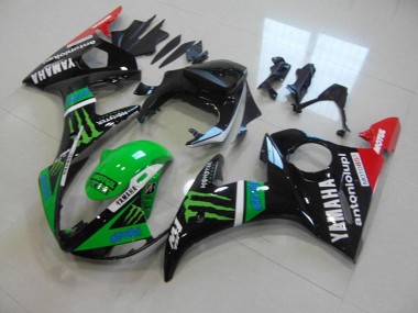 Yamaha R6 03-05 Motorrad Verkleidungen - Grünes Monster Kaufen