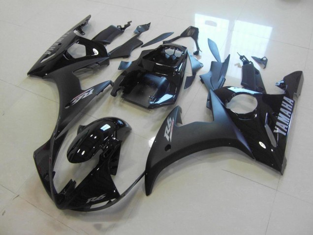 Yamaha R6 03-05 Motorrad Verkleidungen - Matt Schwarz Glänzend Schwarz Kaufen Yamaha R6 03-05 Motorrad Verkleidungen - Matt Schwarz Glänzend Schwarz Kaufen