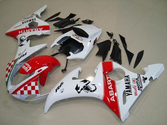 Yamaha R6 03-05 Motorrad Verkleidung - Rot Weiß Kaufen Yamaha R6 03-05 Motorrad Verkleidung - Rot Weiß Kaufen
