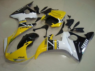 Yamaha R6 03-05 Motorrad Verkleidungen - Gelb Anniversary Kaufen
