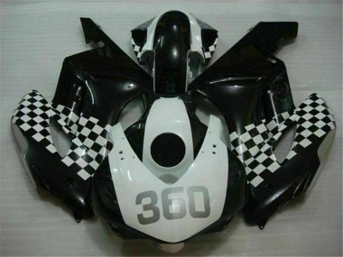 Honda CBR 1000 RR 04-05 Motorrad Verkleidungen - Weiß Schwarz Kaufen