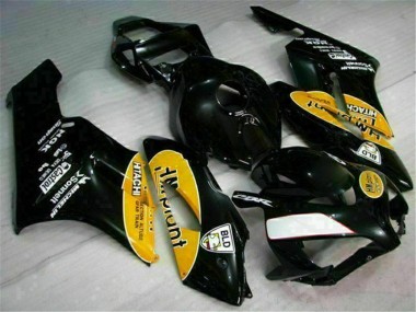 Honda CBR 1000 RR 04-05 Motorrad Verkleidungen - Gelb Schwarz Kaufen