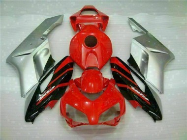 Honda CBR 1000 RR 04-05 Motorrad Verkleidungen - Rot Silber Kaufen