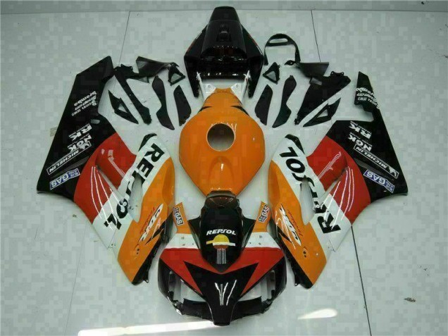 Honda CBR 1000 RR 04-05 Motorrad Verkleidung - Orange Schwarz Repsol Kaufen Honda CBR 1000 RR 04-05 Motorrad Verkleidung - Orange Schwarz Repsol Kaufen