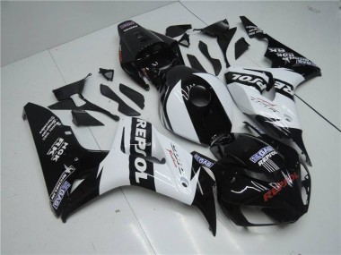 Honda CBR 1000 RR 04-05 Motorrad Verkleidungen - Weiß Repsol Schwarz Kaufen