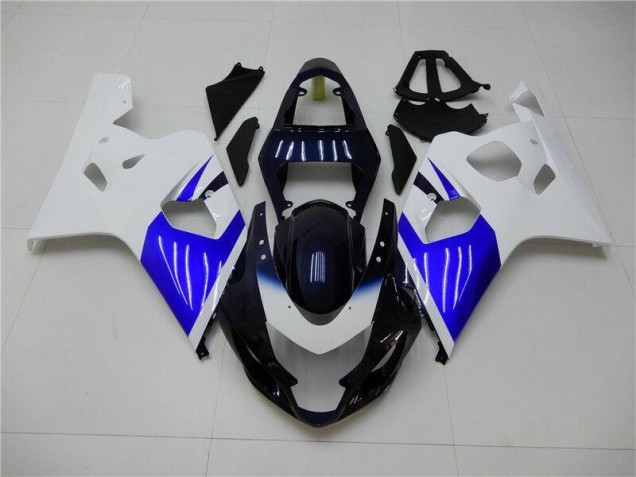 Suzuki GSXR 600 / 750 K4 04-05 Motorrad Verkleidungen - Weiß Blau Kaufen Suzuki GSXR 600 / 750 K4 04-05 Motorrad Verkleidungen - Weiß Blau Kaufen
