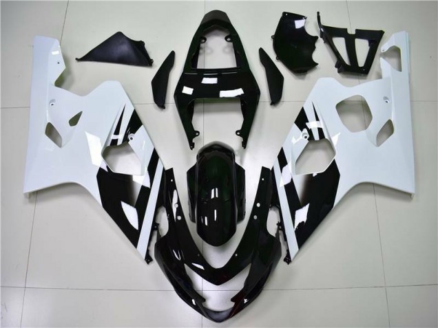 Suzuki GSXR 600 / 750 K4 04-05 Motorrad Verkleidung - Weiß Schwarz Kaufen Suzuki GSXR 600 / 750 K4 04-05 Motorrad Verkleidung - Weiß Schwarz Kaufen