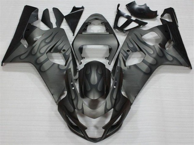 Suzuki GSXR 600 / 750 K4 04-05 Motorrad Verkleidungen - Schwarz Grau Kaufen Suzuki GSXR 600 / 750 K4 04-05 Motorrad Verkleidungen - Schwarz Grau Kaufen