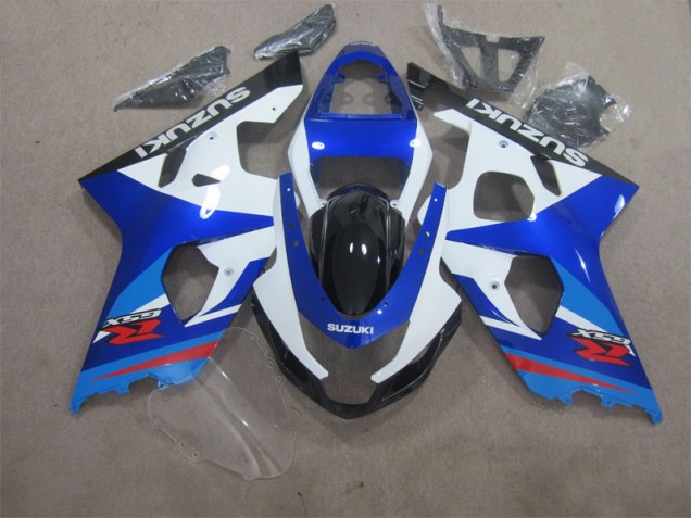 Suzuki GSXR 600 K4 04-05 Motorrad Verkleidung - Blau Weiß Kaufen Suzuki GSXR 600 K4 04-05 Motorrad Verkleidung - Blau Weiß Kaufen