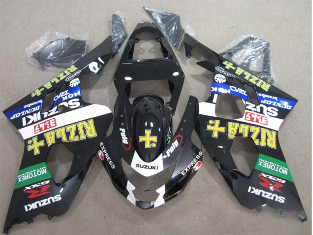 Suzuki GSXR 600 K4 04-05 Motorrad Verkleidungen - Schwarz Gelb Rizla Kaufen Suzuki GSXR 600 K4 04-05 Motorrad Verkleidungen - Schwarz Gelb Rizla Kaufen
