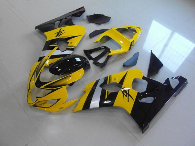 Suzuki GSXR 750 K4 04-05 Motorrad Verkleidungen - Gelb Schwarz Kaufen Suzuki GSXR 750 K4 04-05 Motorrad Verkleidungen - Gelb Schwarz Kaufen