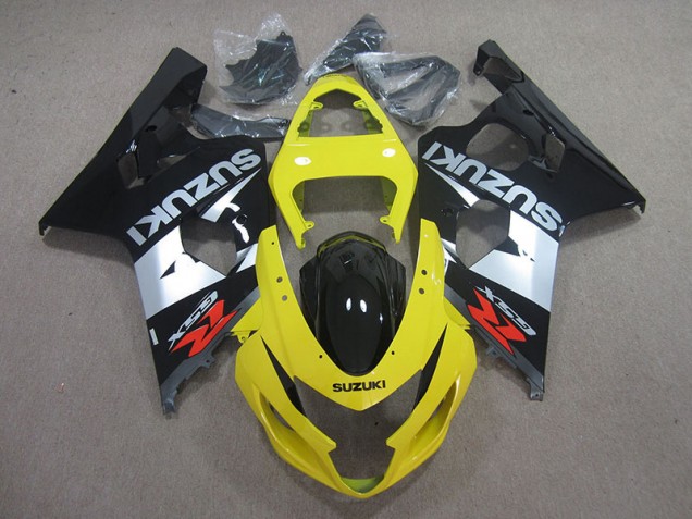 Suzuki GSXR 750 K4 04-05 Motorrad Verkleidungen - Yellow Schwarz Silber Kaufen Suzuki GSXR 750 K4 04-05 Motorrad Verkleidungen - Yellow Schwarz Silber Kaufen