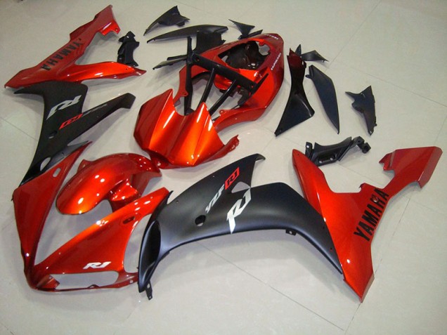 Yamaha R1 04-06 Motorrad Verkleidungen - Rot Matt Schwarz Kaufen Yamaha R1 04-06 Motorrad Verkleidungen - Rot Matt Schwarz Kaufen