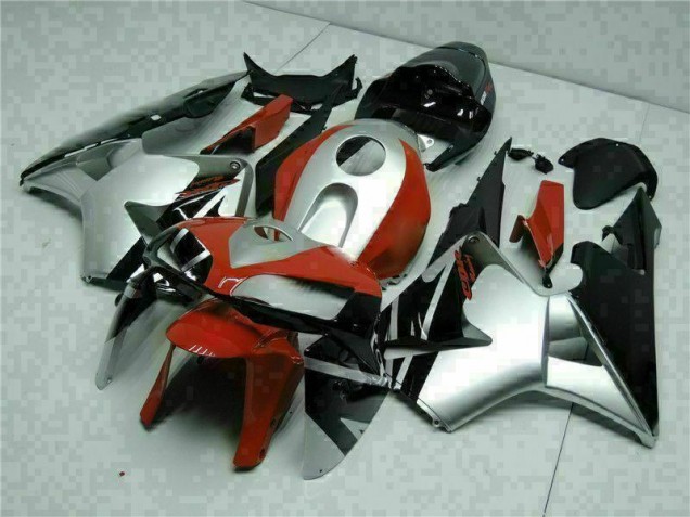 Honda CBR 600 RR 05-06 Motorrad Verkleidungen - Schwarz Silber Rot Kaufen Honda CBR 600 RR 05-06 Motorrad Verkleidungen - Schwarz Silber Rot Kaufen