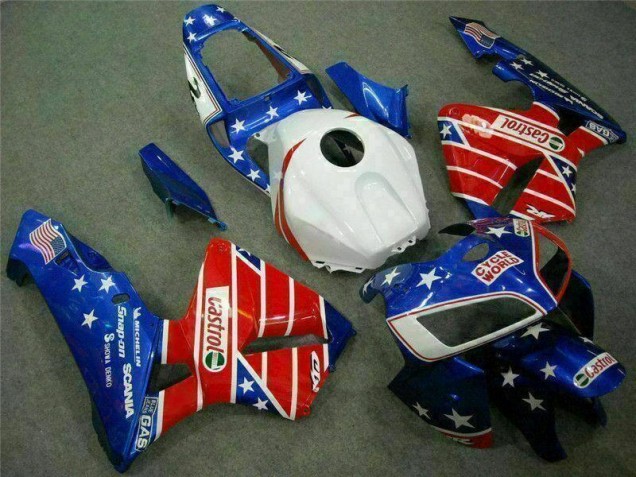 Honda CBR 600 RR 05-06 Motorrad Verkleidungen - Blau Rot Castrol Zykluswelt Kaufen Honda CBR 600 RR 05-06 Motorrad Verkleidungen - Blau Rot Castrol Zykluswelt Kaufen