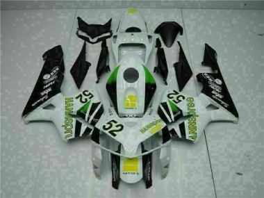 Honda CBR 600 RR 05-06 Motorrad Verkleidungen - Weiß Gelb Grün 52 Kaufen