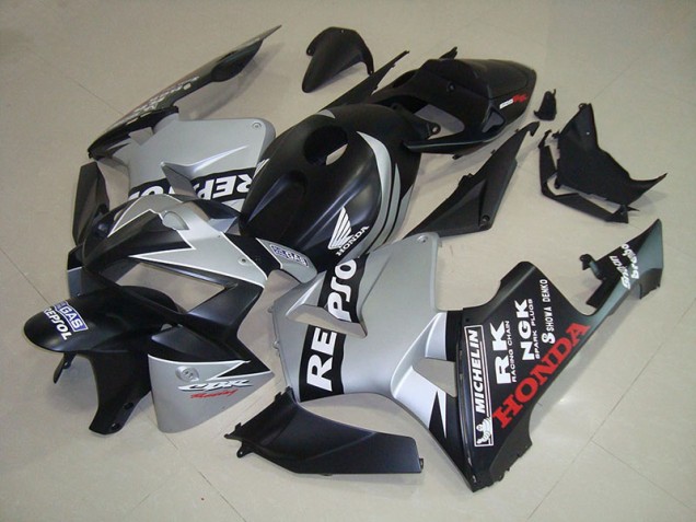 Honda CBR 600 RR 05-06 Motorrad Verkleidungen - Matt Schwarz Silber Repsol Kaufen Honda CBR 600 RR 05-06 Motorrad Verkleidungen - Matt Schwarz Silber Repsol Kaufen