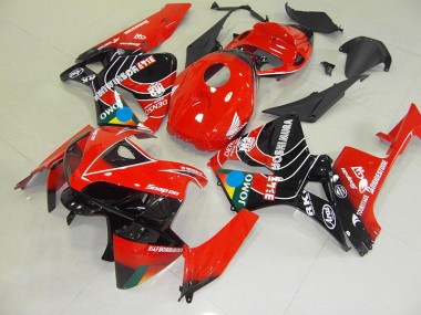Honda CBR 600 RR 05-06 Motorrad Verkleidungen - Rot Schwarz Jomo Kaufen