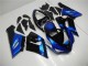 Kawasaki ZX6R 05-06 Motorrad Verkleidungen - Blau Schwarz Kaufen