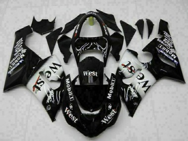 Kawasaki ZX6R 05-06 Motorrad Verkleidungen Komplett Sets - Schwarz Kaufen