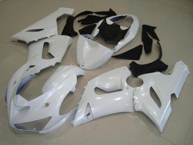 Kawasaki ZX6R 05-06 Motorrad Verkleidungen - Dunkel Perl Weiß Kaufen