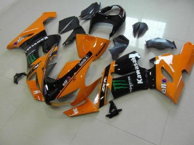 Kawasaki ZX6R 05-06 Motorrad Verkleidungen - Orange Monster Kaufen