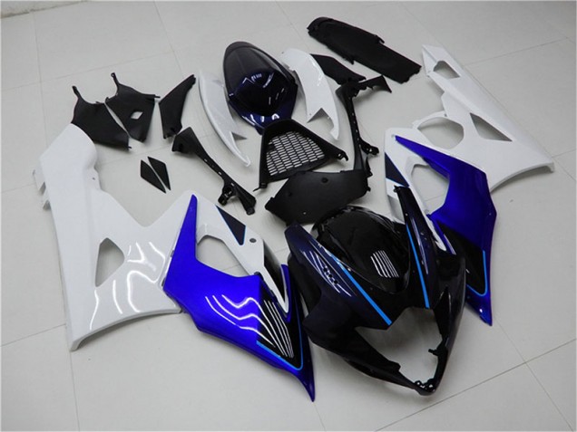 Suzuki GSXR 1000 K5 05-06 Motorrad Verkleidungen & Plastik - Blau Weiß Kaufen Suzuki GSXR 1000 K5 05-06 Motorrad Verkleidungen & Plastik - Blau Weiß Kaufen