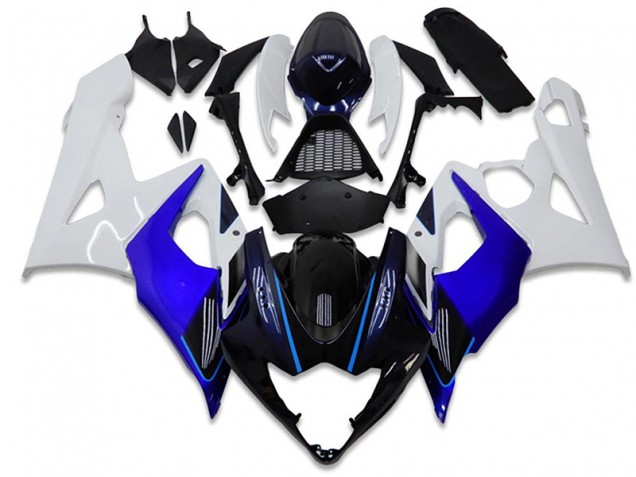Suzuki GSXR 1000 K5 05-06 Motorrad Verkleidungen & Plastik - Blau Weiß Kaufen Suzuki GSXR 1000 K5 05-06 Motorrad Verkleidungen & Plastik - Blau Weiß Kaufen