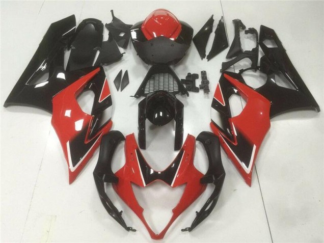 Suzuki GSXR 1000 K5 05-06 Motorrad Vollverkleidung - Rot Schwarz Kaufen Suzuki GSXR 1000 K5 05-06 Motorrad Vollverkleidung - Rot Schwarz Kaufen