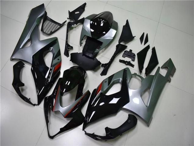 Suzuki GSXR 1000 K5 05-06 Motorrad Verkleidungen - Schwarz Silber Kaufen Suzuki GSXR 1000 K5 05-06 Motorrad Verkleidungen - Schwarz Silber Kaufen