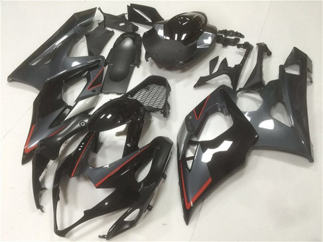Suzuki GSXR 1000 K5 05-06 Motorrad Verkleidungen - Schwarz Grau Kaufen Suzuki GSXR 1000 K5 05-06 Motorrad Verkleidungen - Schwarz Grau Kaufen